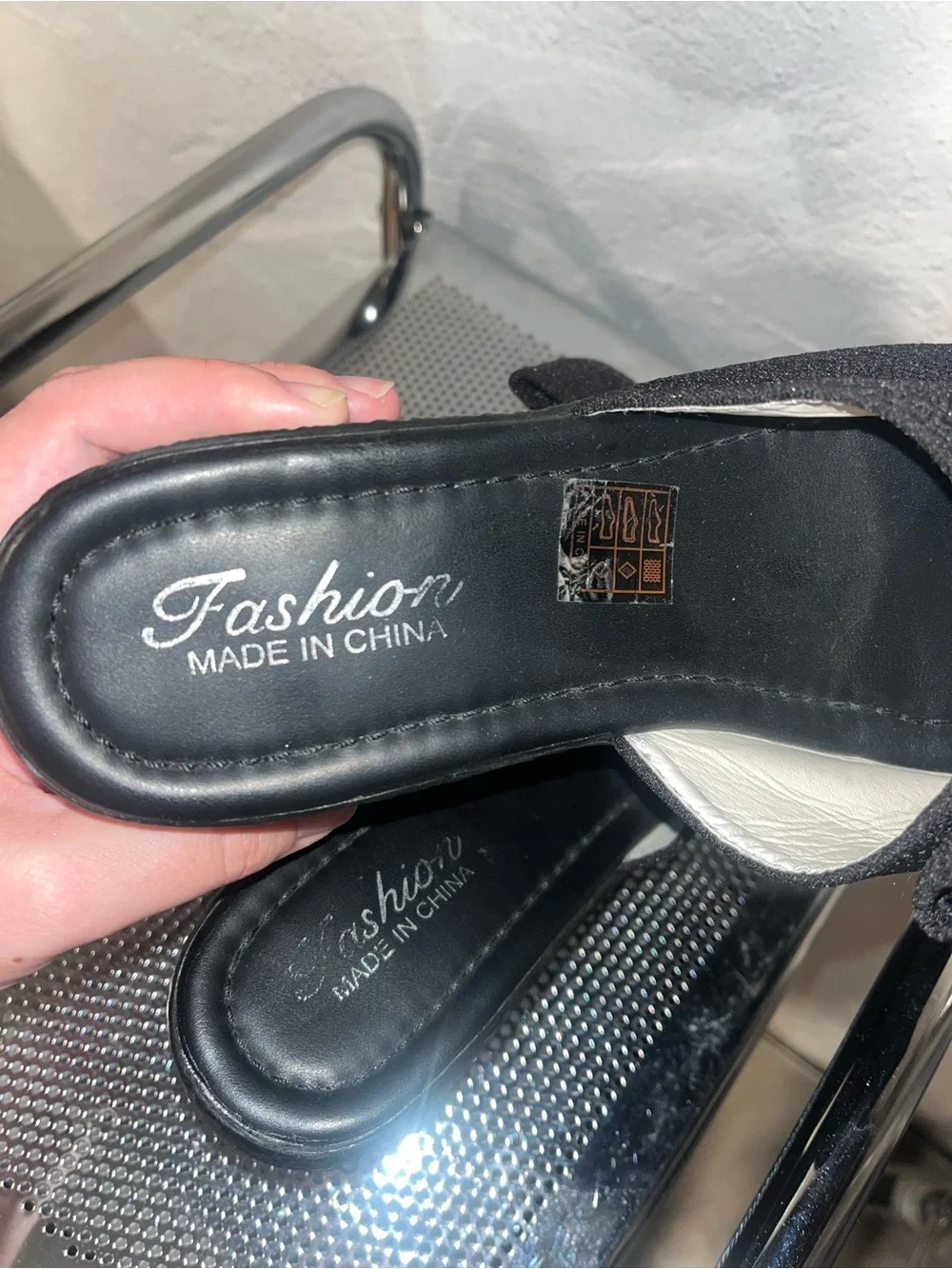 Fashion Black Wedges with Bows